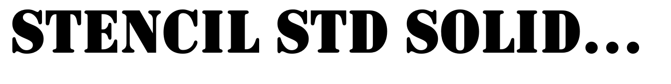 Stencil Std Solid Standard (D)